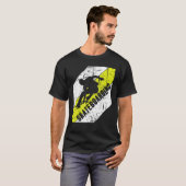 Skateboarding Vintage Skateboarder Skate T-shirt (Voorkant volledig)