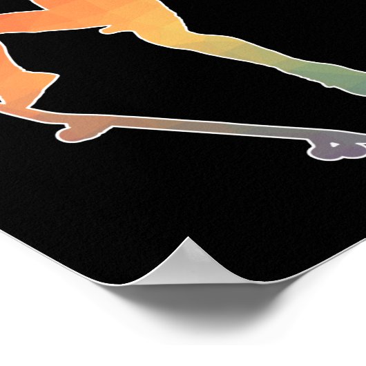 Skateboarding |Voor skateboarders Poster (Hoek)