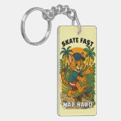Skateboardkat Sleutelhanger (Voorkant Links)