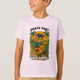 Skateboardkat T-shirt