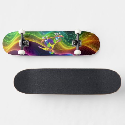 Skateboardmeisje Skateboarder Persoonlijk Skateboard (Horizontaal)