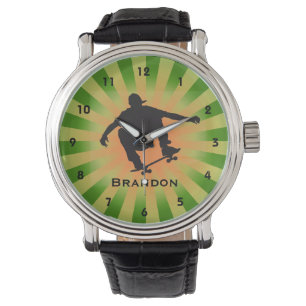 Skateboardontwerp Horloge