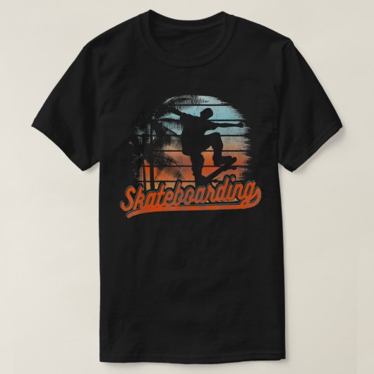 Skateboardontwerp voor echte skateboarders t-shirt (Design voorkant)