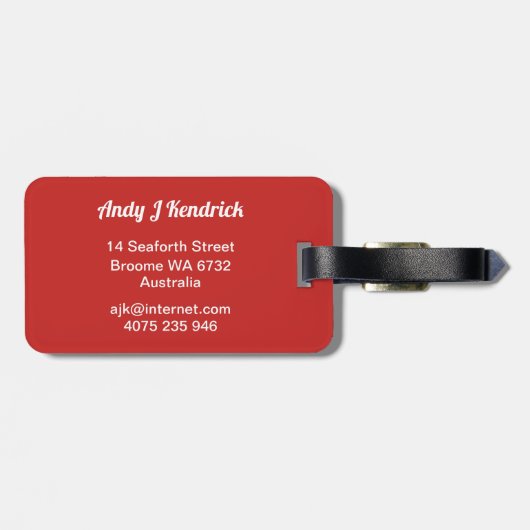  Skateboards Bagagelabel (Achterkant horizontaal)