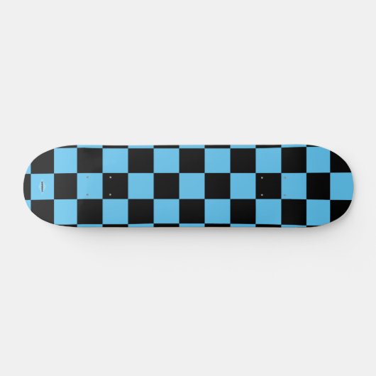 Skateboards Black en Blue Checker HAMbWG (Horizontaal)