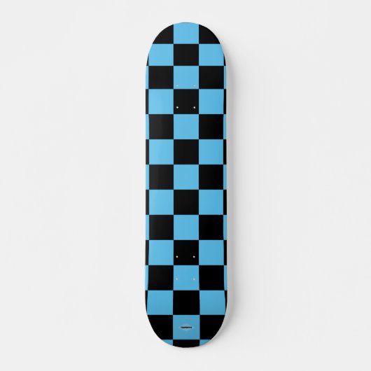 Skateboards Black en Blue Checker HAMbWG (Voorkant)