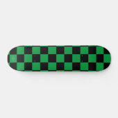 Skateboards Black en Green Checker HAMbWG (Horizontaal)