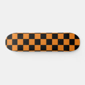 Skateboards Black en Oranje Checker HAMbWG (Horizontaal)