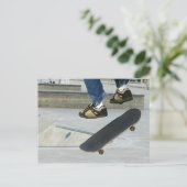 Skateboards briefkaart (Staand voorkant)