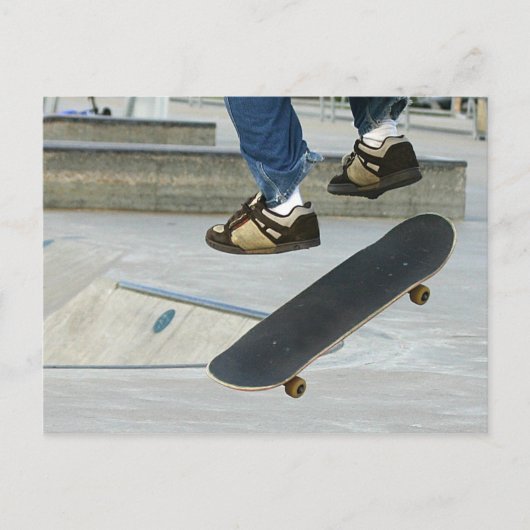 Skateboards briefkaart (Voorkant)