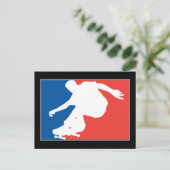 Skateboards  briefkaart (Staand voorkant)