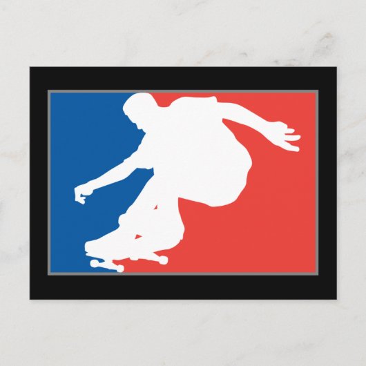 Skateboards  briefkaart (Voorkant)