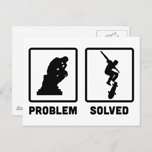 Skateboards  briefkaart (Voorkant / Achterkant)