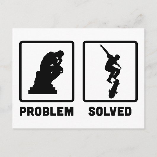 Skateboards briefkaart (Voorkant)