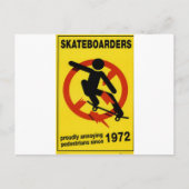 Skateboards  briefkaart (Voorkant)