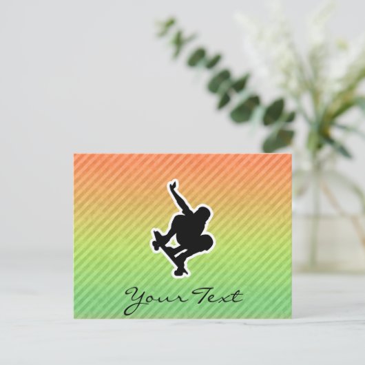 Skateboards Briefkaart (Staand voorkant)