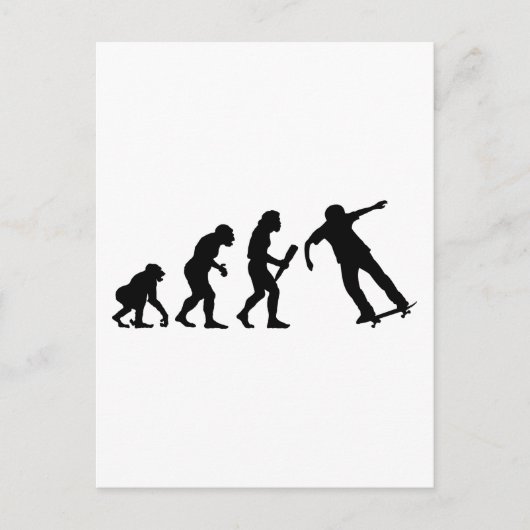 Skateboards  briefkaart (Voorkant)