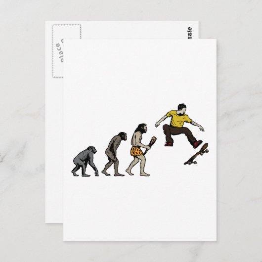 Skateboards  briefkaart (Voorkant / Achterkant)