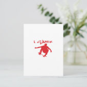 Skateboards  briefkaart (Staand voorkant)