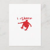 Skateboards  briefkaart (Voorkant)