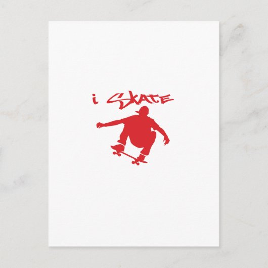 Skateboards  briefkaart (Voorkant)