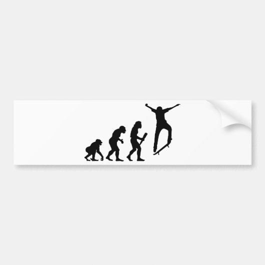 Skateboards  bumpersticker (Voorkant)