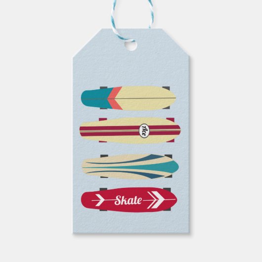  Skateboards Cadeaulabel (Voorkant)