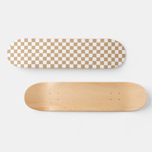 Skateboards Checker Pattern-zwart-wit (Horizontaal)