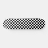 Skateboards Checker Pattern-zwart-wit (Horizontaal)