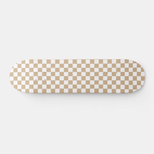 Skateboards Checker Pattern-zwart-wit (Horizontaal)
