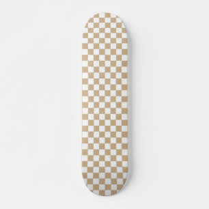 Skateboards Checker Pattern-zwart-wit