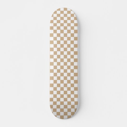 Skateboards Checker Pattern-zwart-wit (Voorkant)