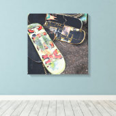 skateboards colfax canvas afdruk (Insitu (Houten vloer))