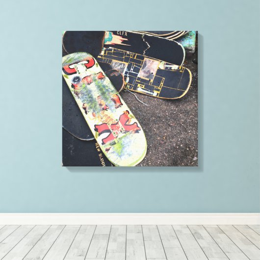 skateboards colfax canvas afdruk (Insitu (Houten vloer))