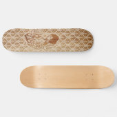 Skateboards Geisha japonaise gravure sur bois (Horizontaal)