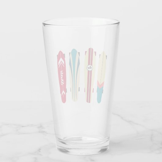 Skateboards Glas (Achterkant)