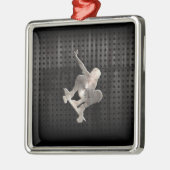 Skateboards ; Koel zwart Metalen Ornament (Links)