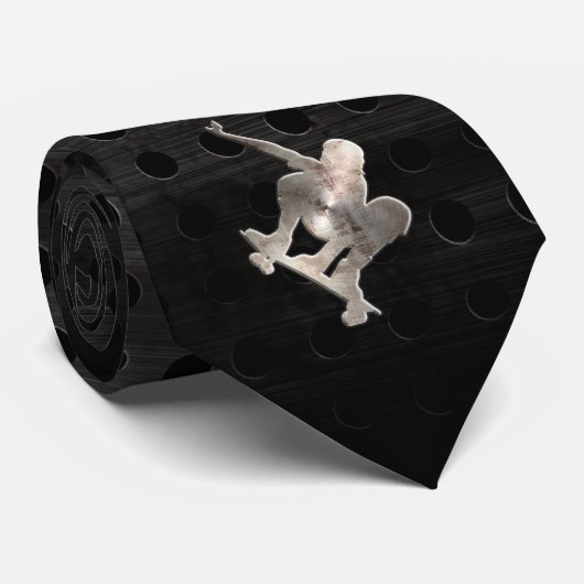 Skateboards ; Koel zwart Stropdas (Opgerold)