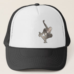 Skateboards ; Koel zwart Trucker Pet