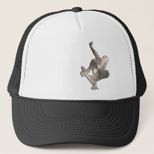 Skateboards ; Koel zwart Trucker Pet (Voorkant)