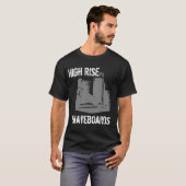 Skateboards met hoge snelheid t-shirt (Voorkant volledig)