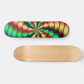 Skateboards met kleurspiraal (Horizontaal)