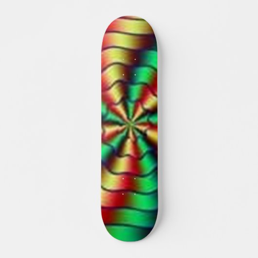 Skateboards met kleurspiraal (Voorkant)