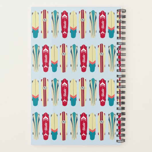 Skateboards Planner (Achterkant)