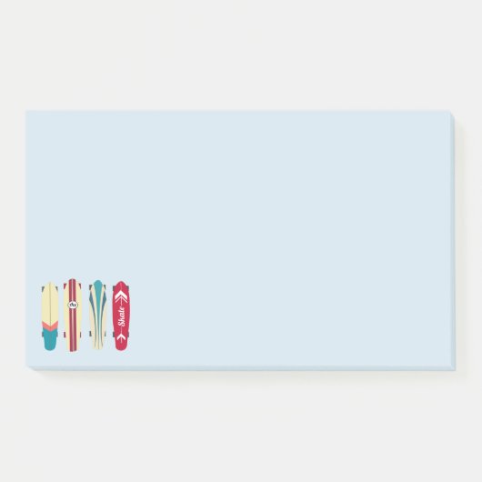  Skateboards Post-it® Notes (Voorkant)