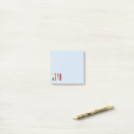 Skateboards Post-it® Notes (Op bureau)