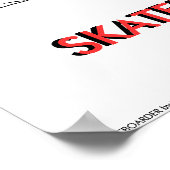 SKATEBOARDS  POSTER (Hoek)