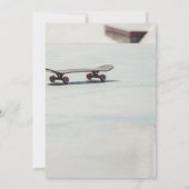 Skateboards  | Skater Birthday Party Kaart (Achterkant)