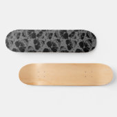 Skateboards Skull patroon_zwart-wit (Horizontaal)