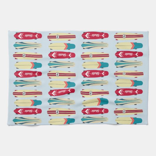  Skateboards Theedoek (Horizontaal)